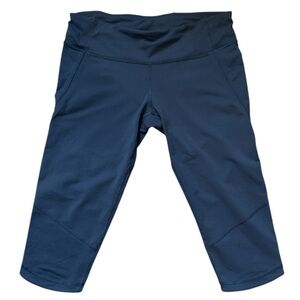 lululemon athletica Run Pace Crop Leggings Size 6 Activewear Pants Ruched